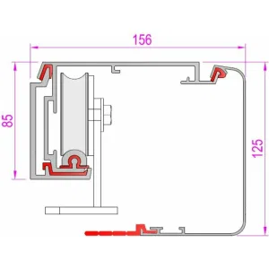 Автоматика для двустворчатой раздвижной двери FLUO-SLS STANDARD CAME 818SL-0048 (КАМЕ) Автоматика для двустворчатой раздвижной двери FLUO-SLS STANDARD CAME 818SL-0048 (КАМЕ)