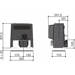 Комплект автоматики для откатных ворот BX 608 RC KIT CAME 8K01MS-049 (КАМЕ) Комплект автоматики для откатных ворот BX 608 RC KIT CAME 8K01MS-049 (КАМЕ)